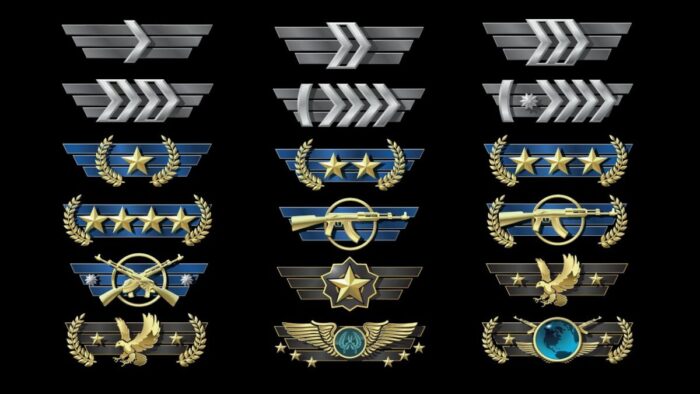 Все звания в CS:GO