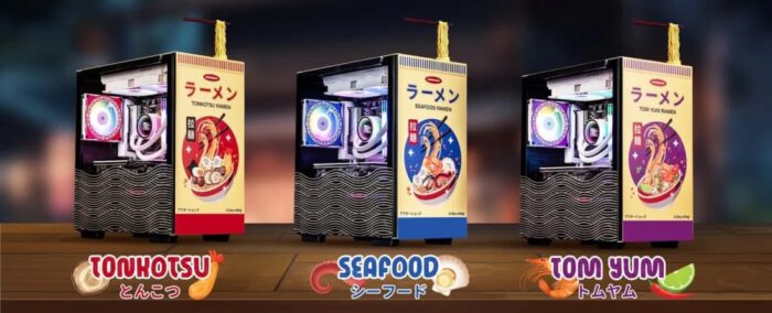 В Сингапуре выпустили компьютеры, стилизованные под рамен с тремя разными вкусами