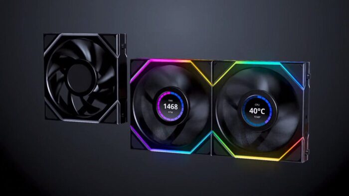 Посмотрите, как выглядят первые компьютерные вентиляторы с дисплеем LCD