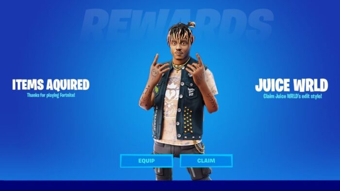 В Fortnite может случится коллаборация с исполнителем Juice WRLD
