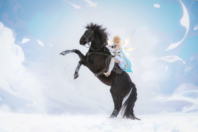 Белоруска сделала косплей на Люмин из Genshin Impact