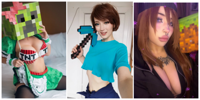 После этих фото вы перестанете убегать от криперов! Самые округлые косплеи на Minecraft
