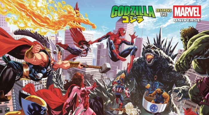 “Годзилла уничтожает Вселенную Marvel” — долгожданный кроссовер стартует этим летом