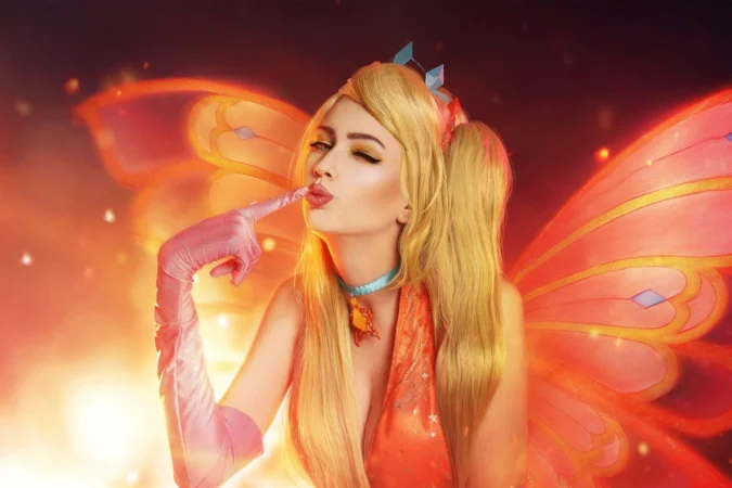 Слишком ярко! Косплей на Стеллу из Winx от Asya Forward
