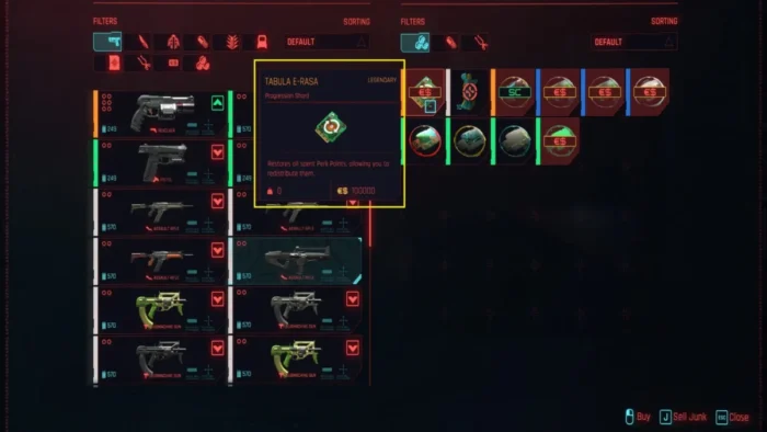 Cyberpunk 2077 — Как сбрасывать Perk Points (перки)