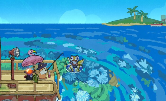 В Steam вышел уютный симулятор про кота-рыбака