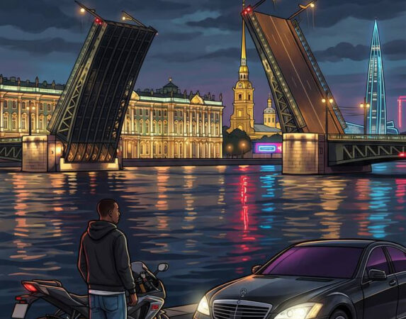 Геймер перенес GTA в Петербург. Это не игра, но выглядит красиво